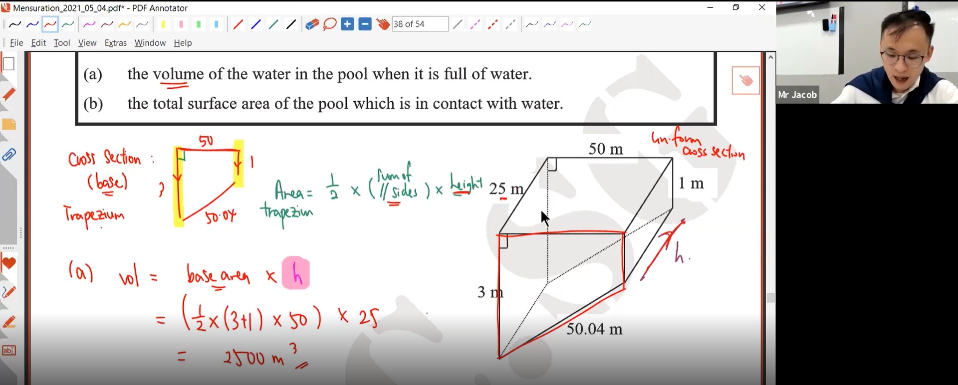 [MENSURATION] Surface area & volume of prism