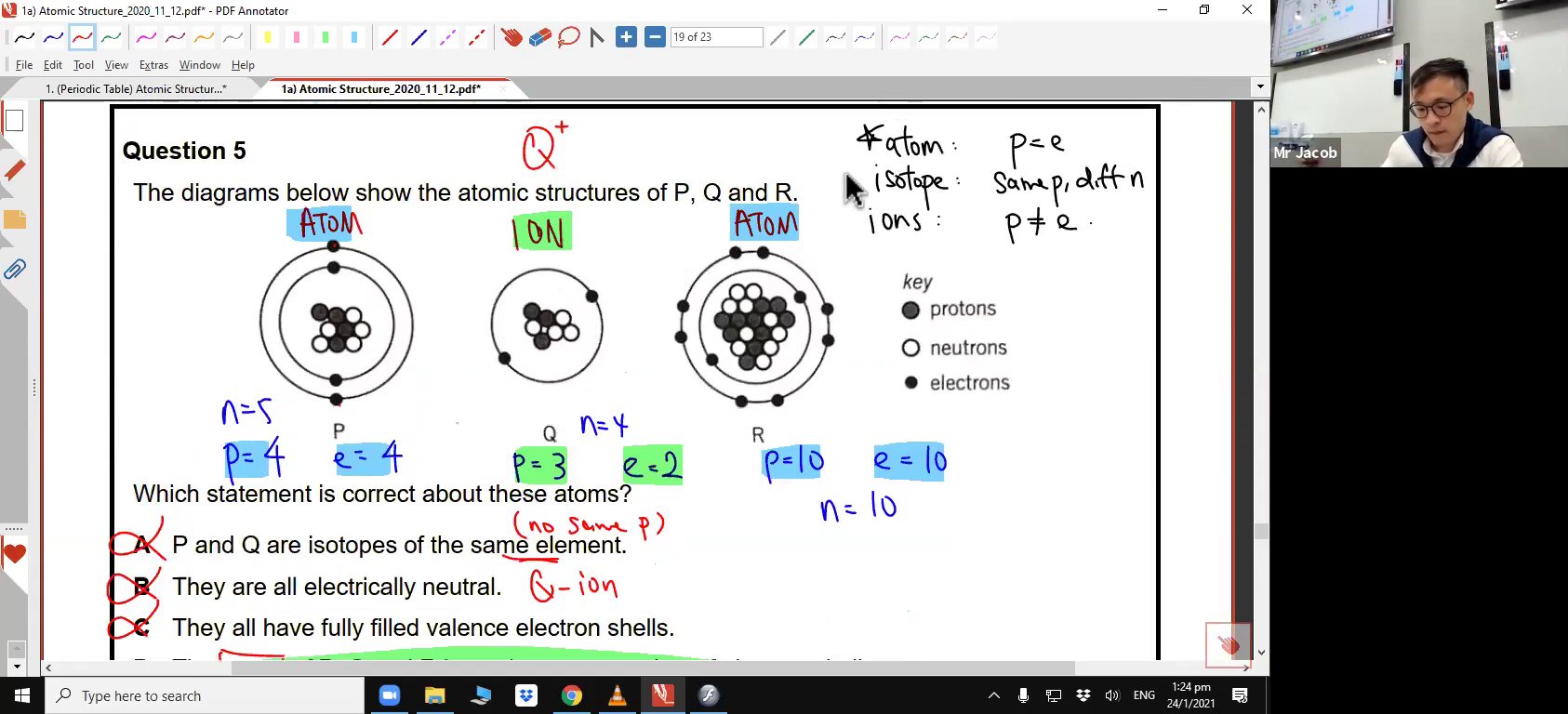 [ATOMIC STRUCTURE] Arrangement of Electrons & Noble Gases