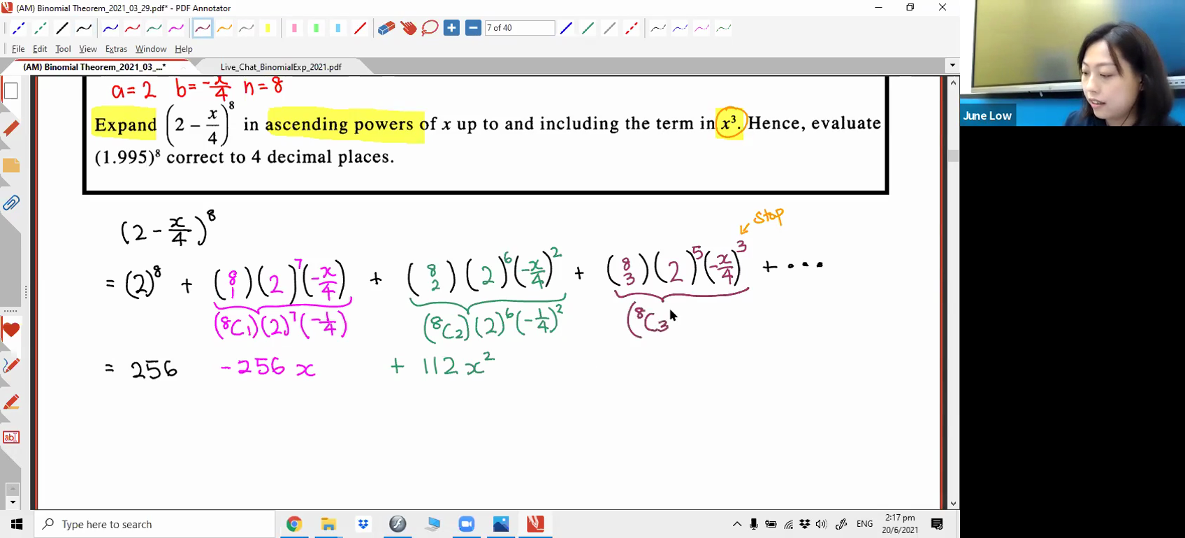 [BINOMIAL THEOREM] Binomial Expansion