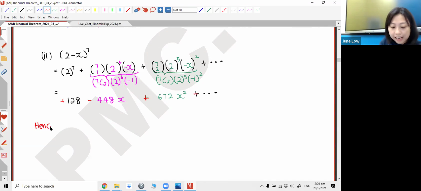 [BINOMIAL THEOREM] Binomial Expansion