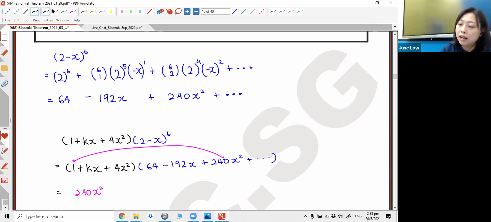 [BINOMIAL THEOREM] Binomial Expansion