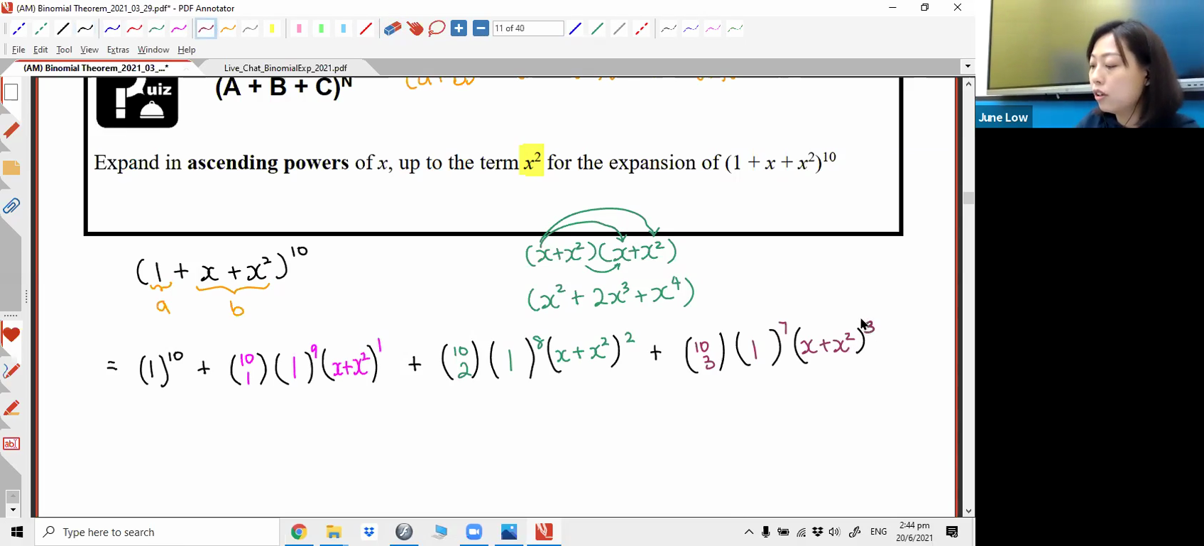 [BINOMIAL THEOREM] Binomial Expansion