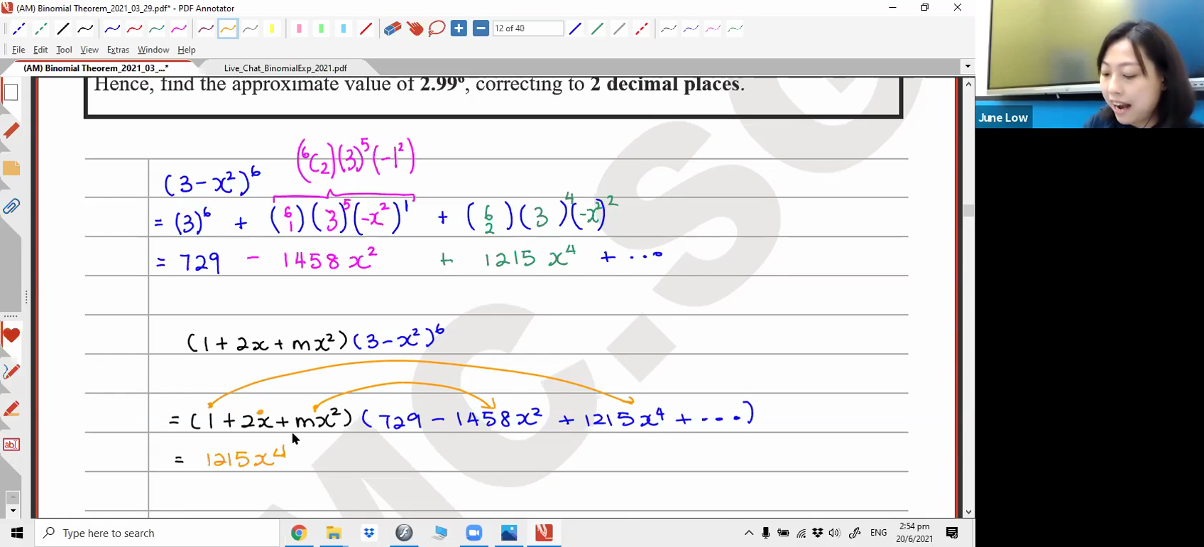 [BINOMIAL THEOREM] Binomial Expansion
