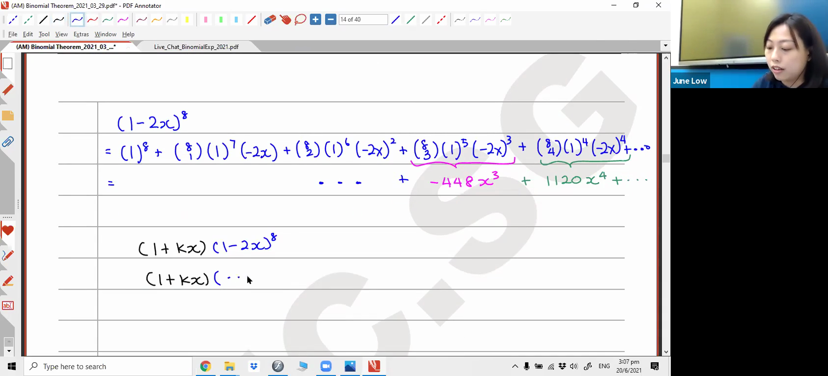 [BINOMIAL THEOREM] Binomial Expansion