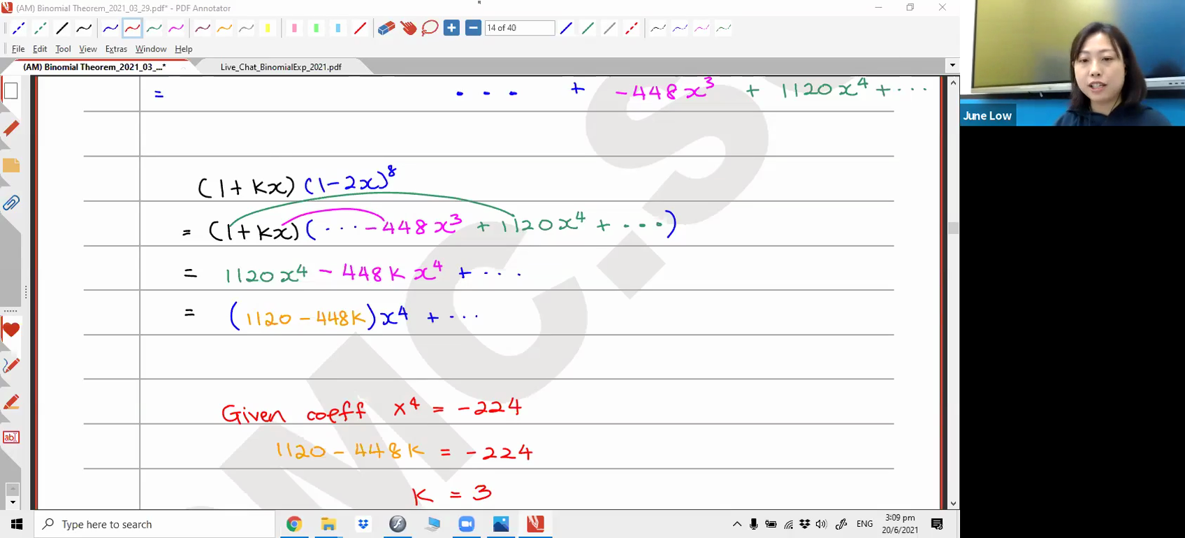 [BINOMIAL THEOREM] Binomial Expansion