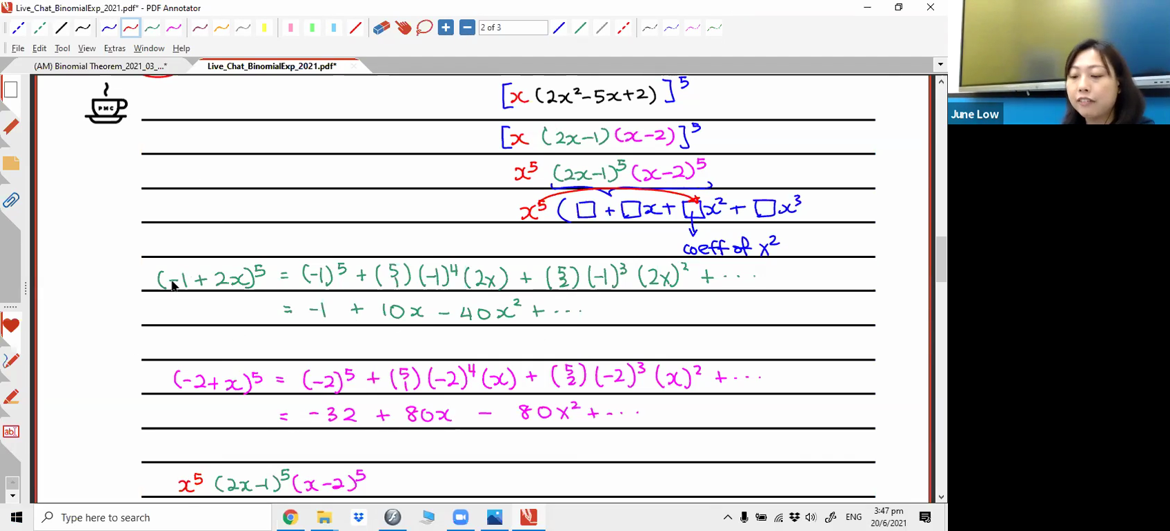 [BINOMIAL THEOREM] Binomial Expansion
