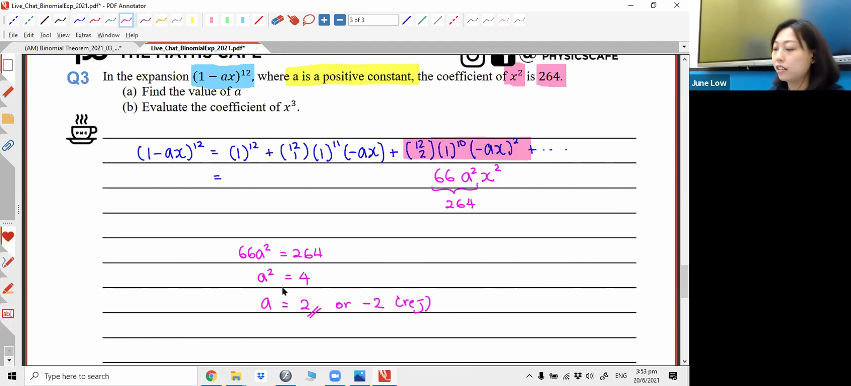 [BINOMIAL THEOREM] Binomial Expansion