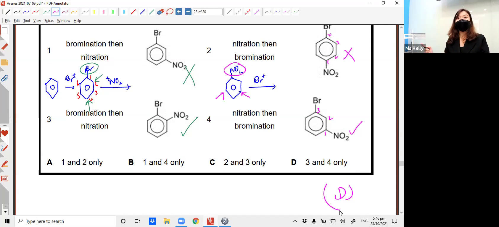 [HYDROCARBONS REVISION] Directing Effect of Benzene