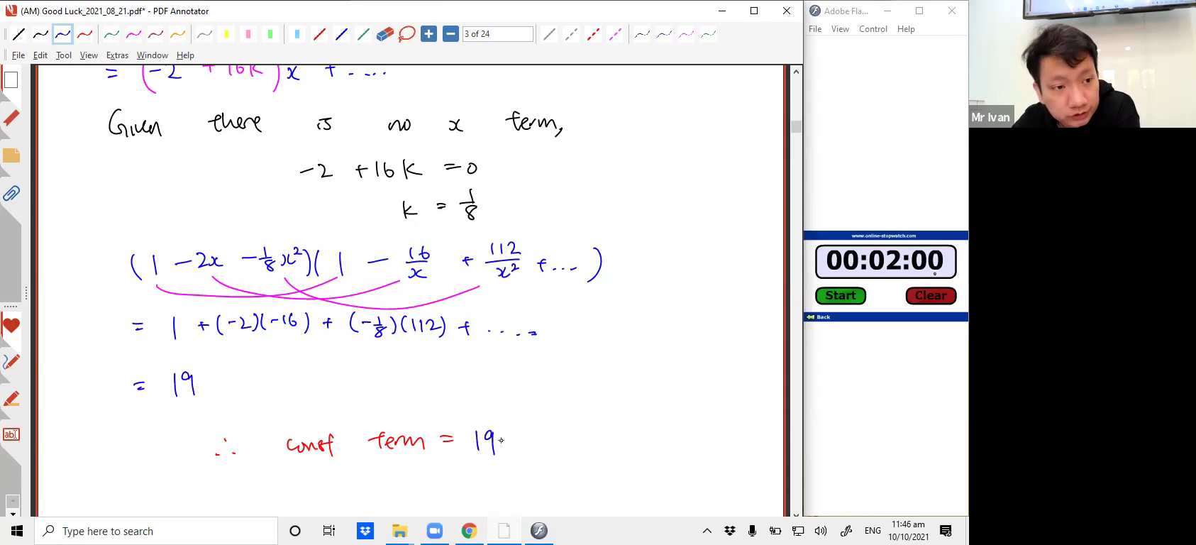 [BINOMIAL THEOREM] Binomial Expansion