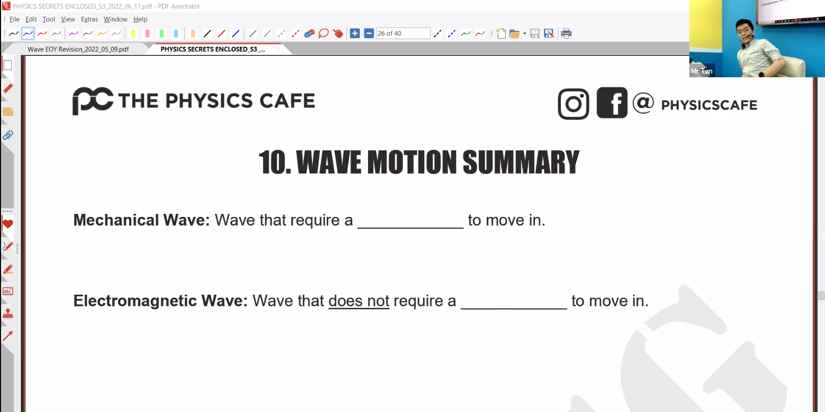 33. Wave EOY Revision [2022] - YQ