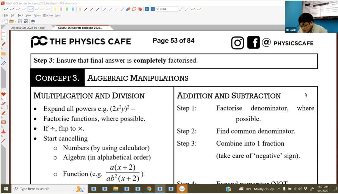 38. EOY Revision - Algebra L2 [2022] - MJ