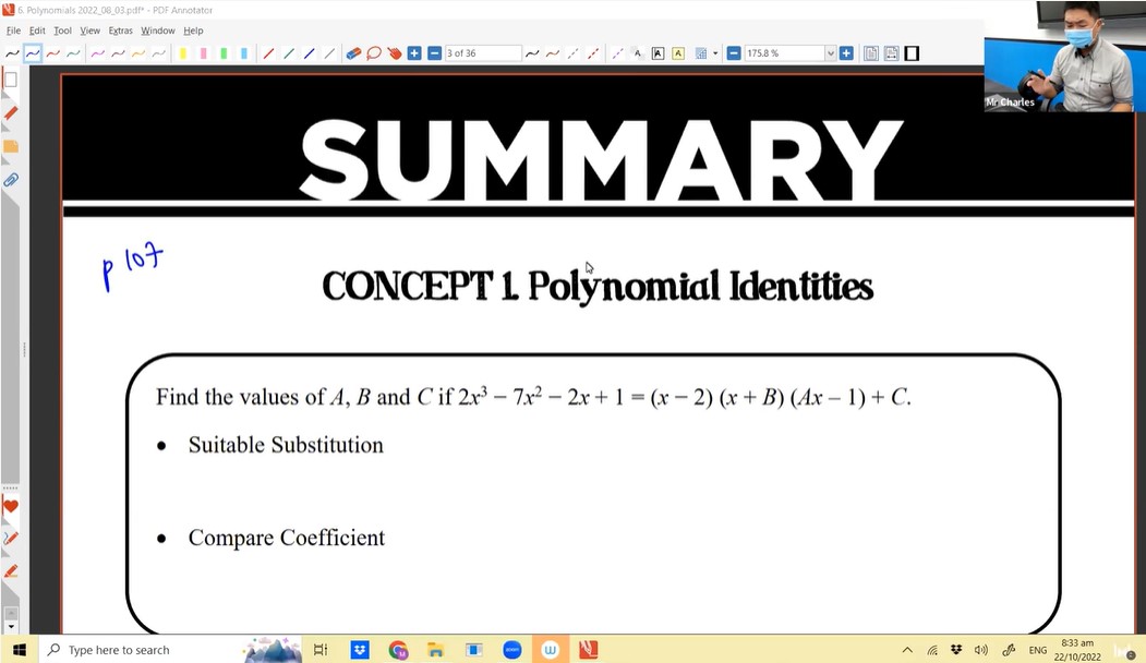 45. Maths Headstart L2 - Polynomial Part 2 [2022] - CT